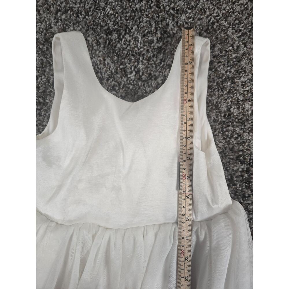 Show Me Your Mumu Mini Girls Sz 6-7 Flower Girl White Formal Dress Wedding NEW - Picture 8 of 10